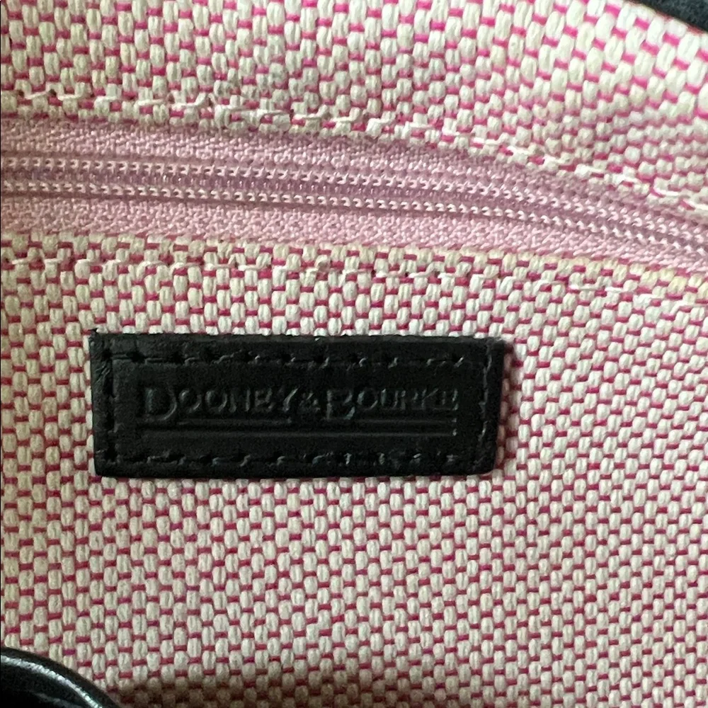 Dooney & Bourke Black Leather Shoulder Bag - Picture 2 of 4